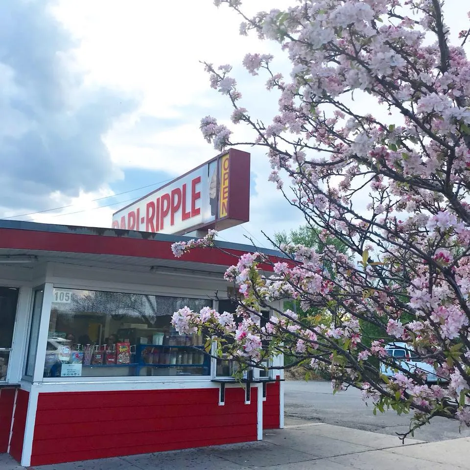 Dari Ripple storefront at 105 South State Street, Belvidere